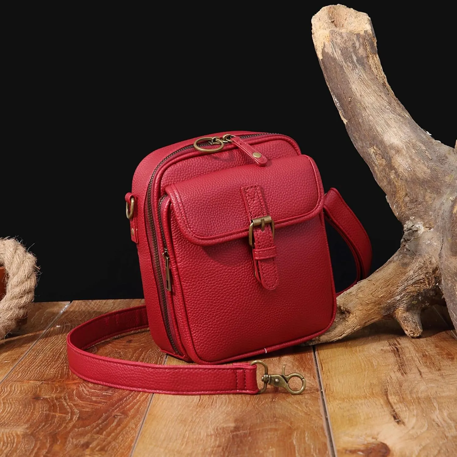 Tojoyride Crossbody Bag, Anti Theft Bag, Urvashi Crossbody Bag, Crossbody Purse with Built in Wallet, Casual Shoulder Bags