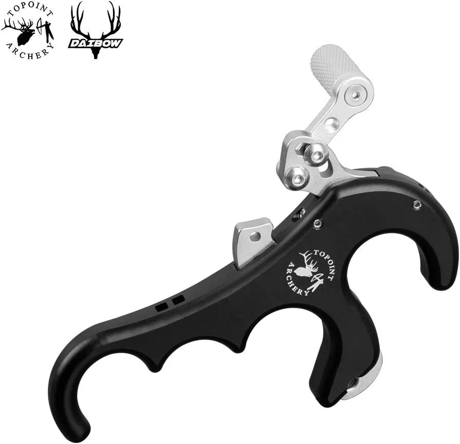TOPOINT ARCHERY TP425 Bow Release 4 Finger Release Aluminum Release Aid 7colors Options Automatic Archery Caliper Release Compound Bow Hunting Archery Hunting Shooting Accessories