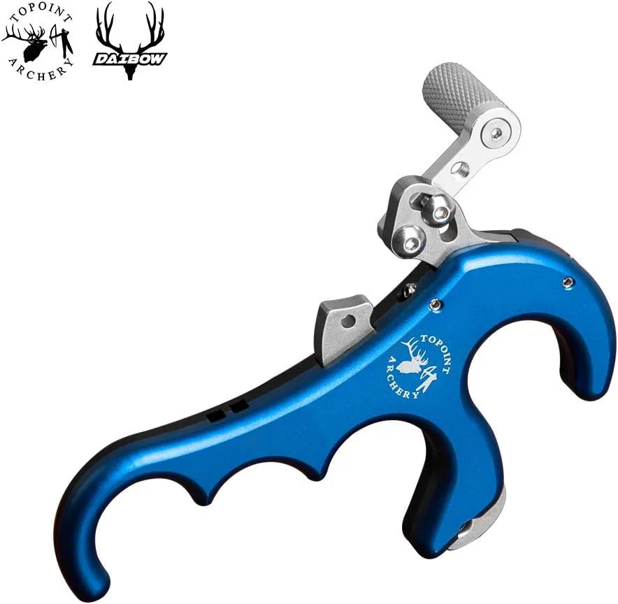 TOPOINT ARCHERY TP425 Bow Release 4 Finger Release Aluminum Release Aid 7colors Options Automatic Archery Caliper Release Compound Bow Hunting Archery Hunting Shooting Accessories