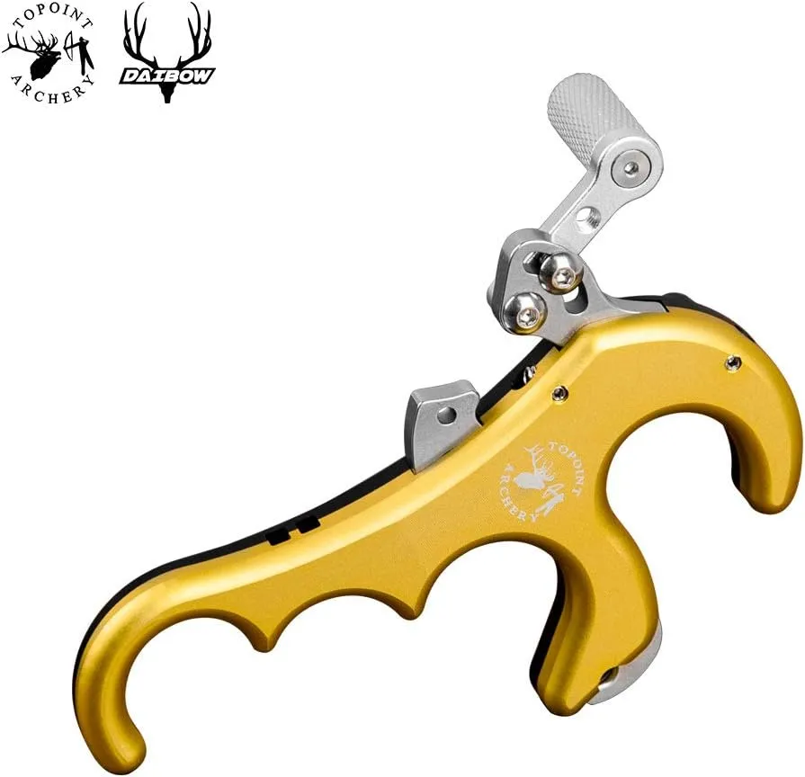 TOPOINT ARCHERY TP425 Bow Release 4 Finger Release Aluminum Release Aid 7colors Options Automatic Archery Caliper Release Compound Bow Hunting Archery Hunting Shooting Accessories