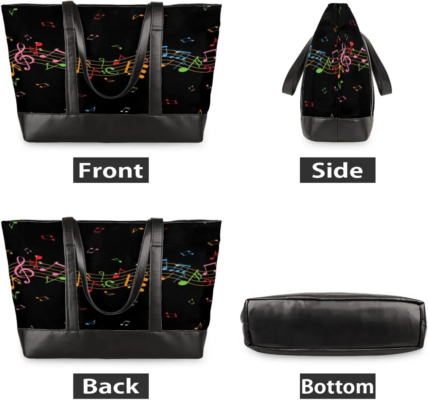 Tote Bag for Women with Zipper, Laptop Tote Bags Laptop Sleeve Case Shoulder Bag Messenger Bags