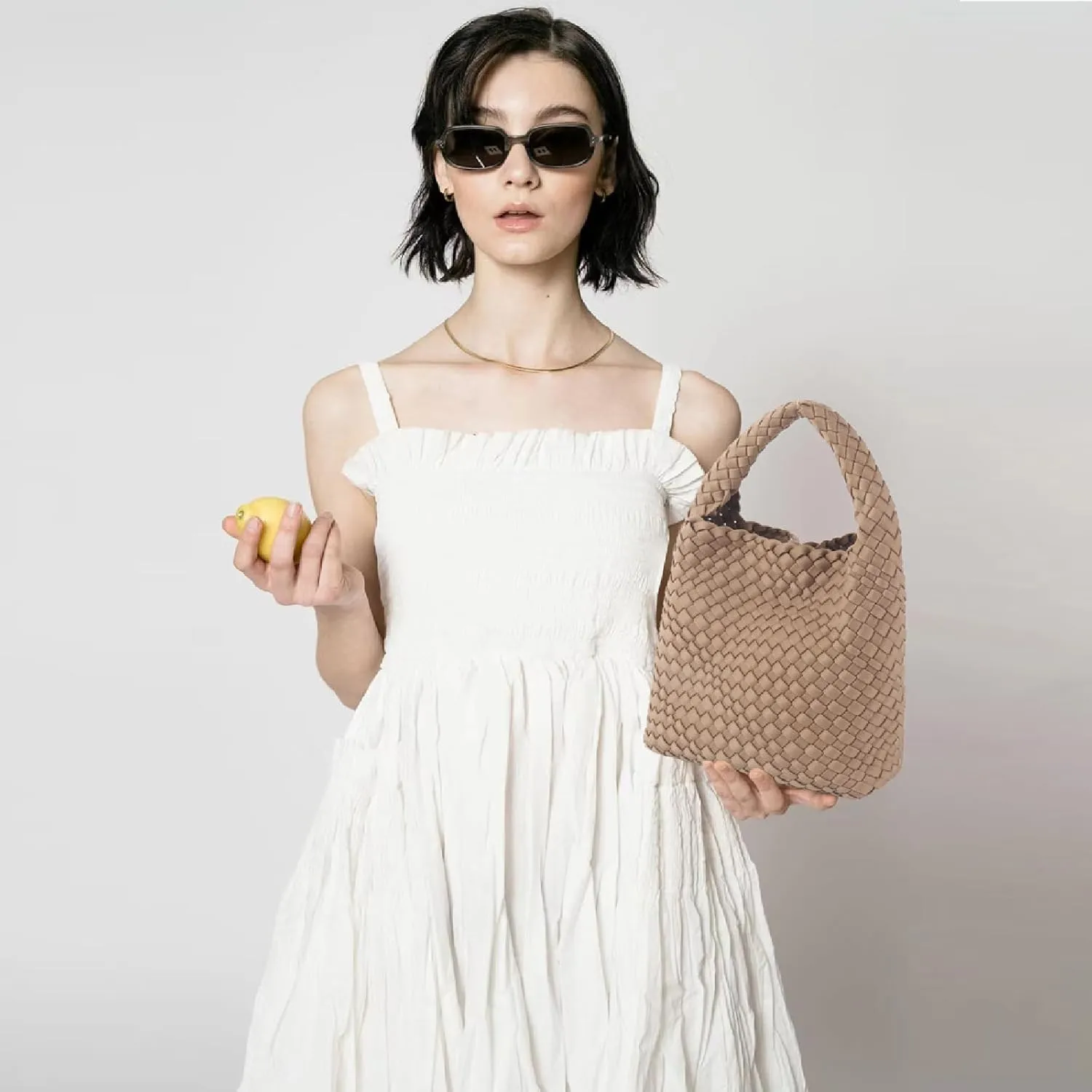 Tote for Women, Ladies Crossbody Handbag, Trendy Shoulder and Bucket Bag, Top-handle Tote Hobo Satchel with Purse