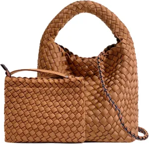 Tote for Women, Ladies Crossbody Handbag, Trendy Shoulder and Bucket Bag, Top-handle Tote Hobo Satchel with Purse