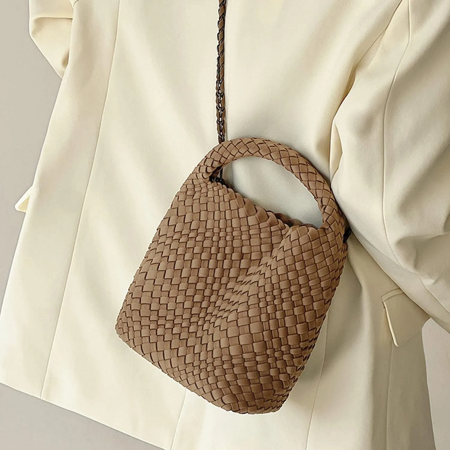 Tote for Women, Ladies Crossbody Handbag, Trendy Shoulder and Bucket Bag, Top-handle Tote Hobo Satchel with Purse