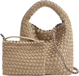 Tote for Women, Ladies Crossbody Handbag, Trendy Shoulder and Bucket Bag, Top-handle Tote Hobo Satchel with Purse