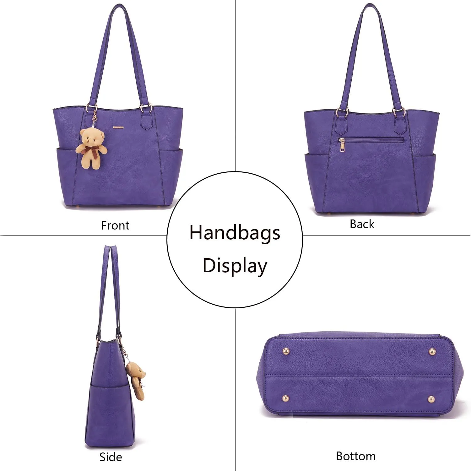 Tote Handbags for Women Purse and Wallet Set Large Shoulder Bags Crossbody Purses Satchel