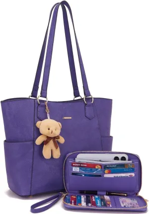 Tote Handbags for Women Purse and Wallet Set Large Shoulder Bags Crossbody Purses Satchel