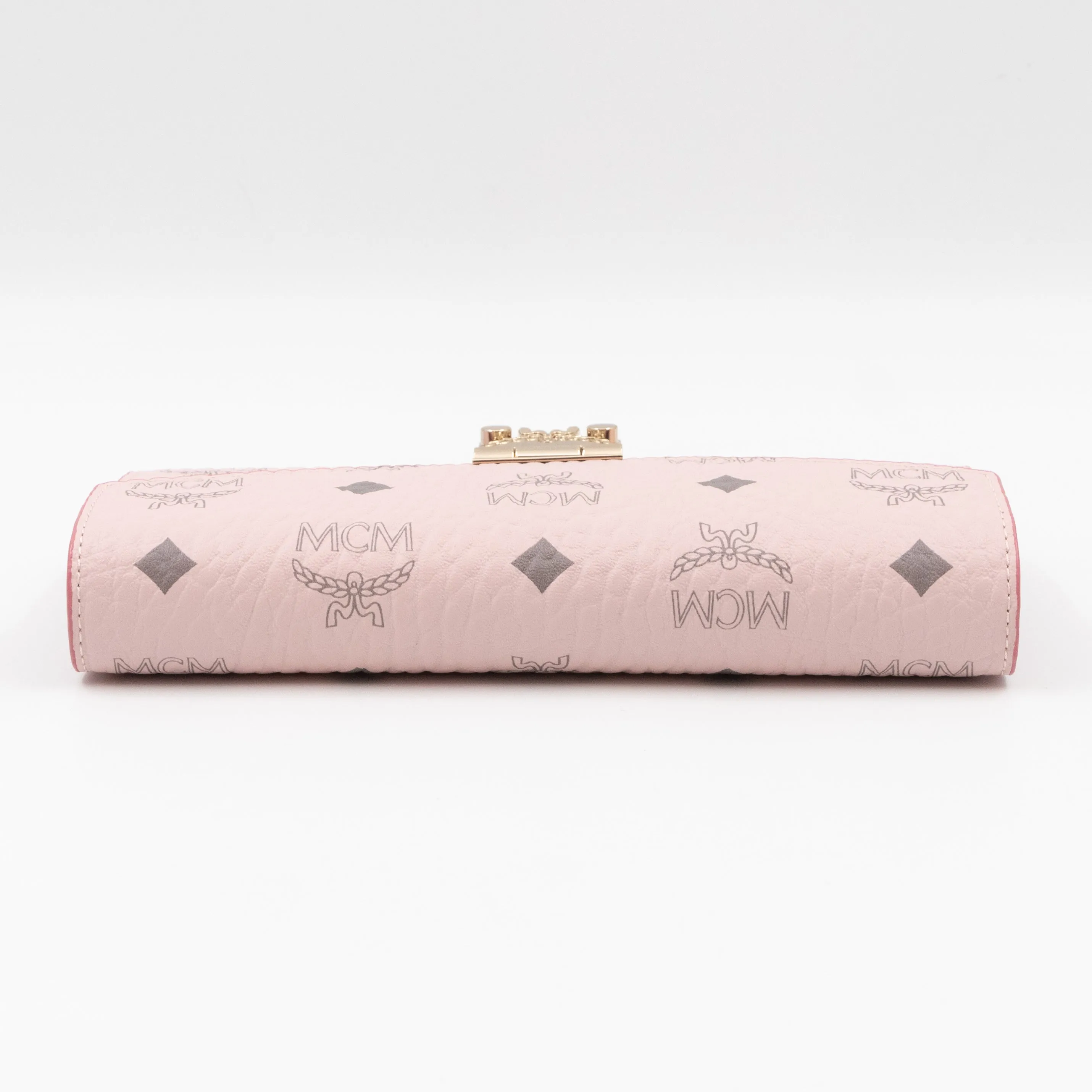 Tracy Chain Wallet Monogram Pink Leather