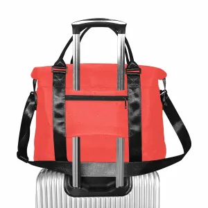 Travel Bag - Red Orange - Canvas Carry by inQue.Style