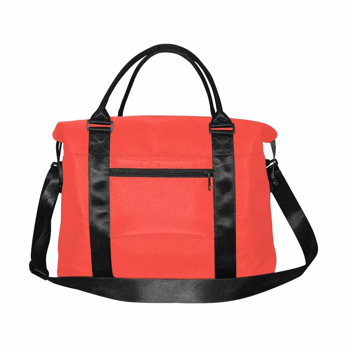 Travel Bag - Red Orange - Canvas Carry by inQue.Style