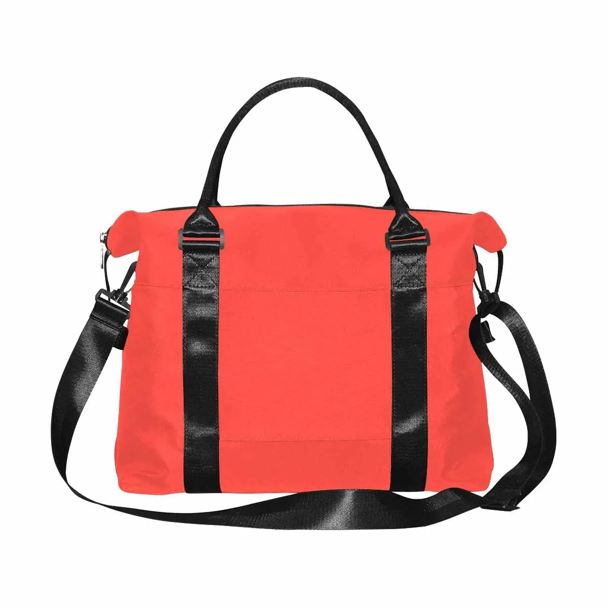 Travel Bag - Red Orange - Canvas Carry by inQue.Style