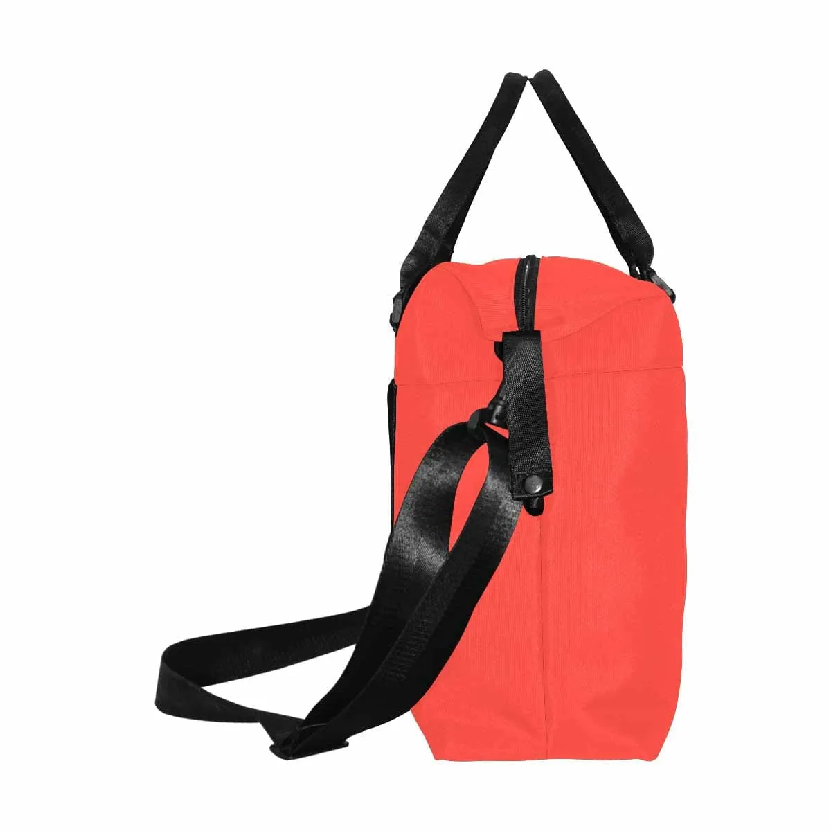 Travel Bag - Red Orange - Canvas Carry by inQue.Style
