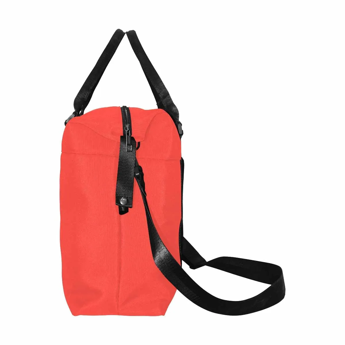 Travel Bag - Red Orange - Canvas Carry by inQue.Style