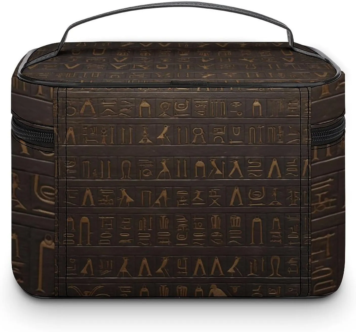 Travel Toiletry Bag for Women And Men,Ancient Egyptian Hieroglyph Toiletry Organizer, Makeup Bag Travel Organizer for Shampoo,Toiletries