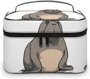 Travel Toiletry Bag for Women And Men,Cute Walrus Toiletry Organizer, Makeup Bag Travel Organizer for Shampoo,Toiletries