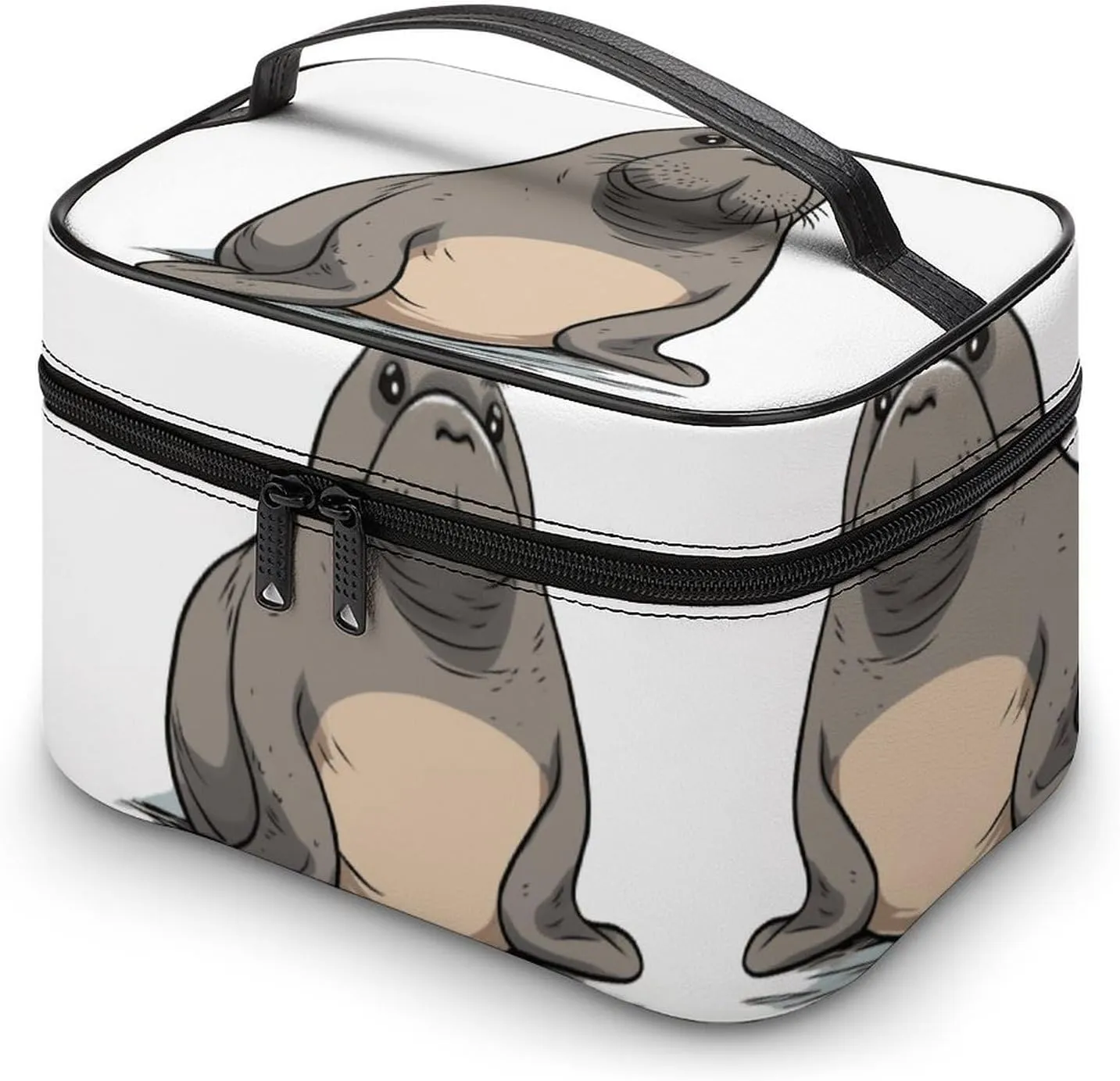 Travel Toiletry Bag for Women And Men,Cute Walrus Toiletry Organizer, Makeup Bag Travel Organizer for Shampoo,Toiletries