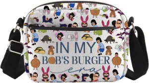 TSOTMO Burger Merch Crossbody Bag Burger Cartoon Gift Bob Fans Gift WDW Bob Family
