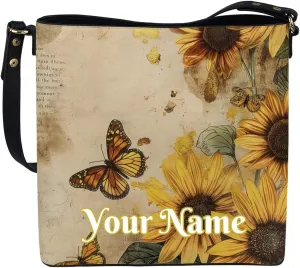 Tuoxiukan Custom Photo Tote Bags for Women Personalized Top Handle Bags with Text Logo Gifts for Mom Dad from Daughter