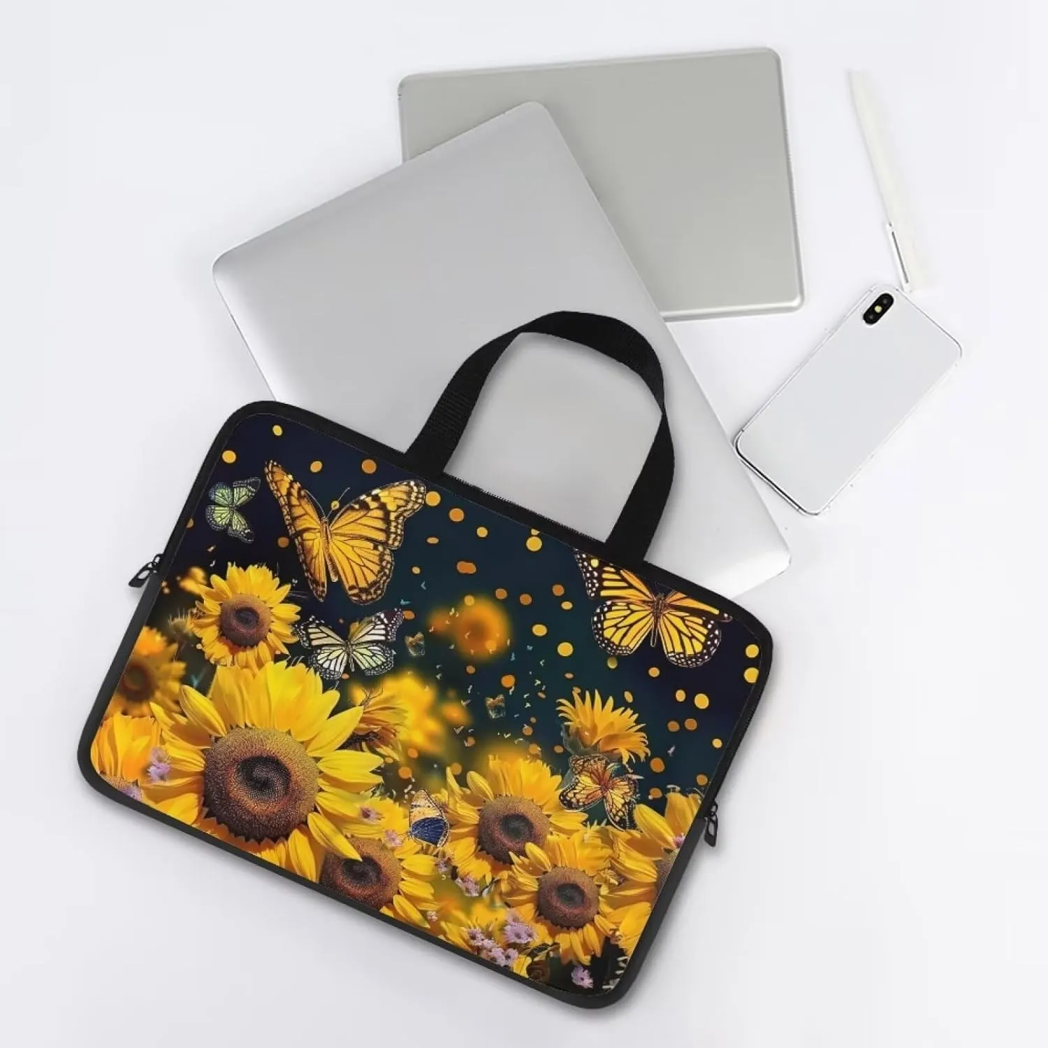 Uasibuni 16 inch Laptop Bag for Women Men Stylish Laptop Cover Gift for Boy Girl