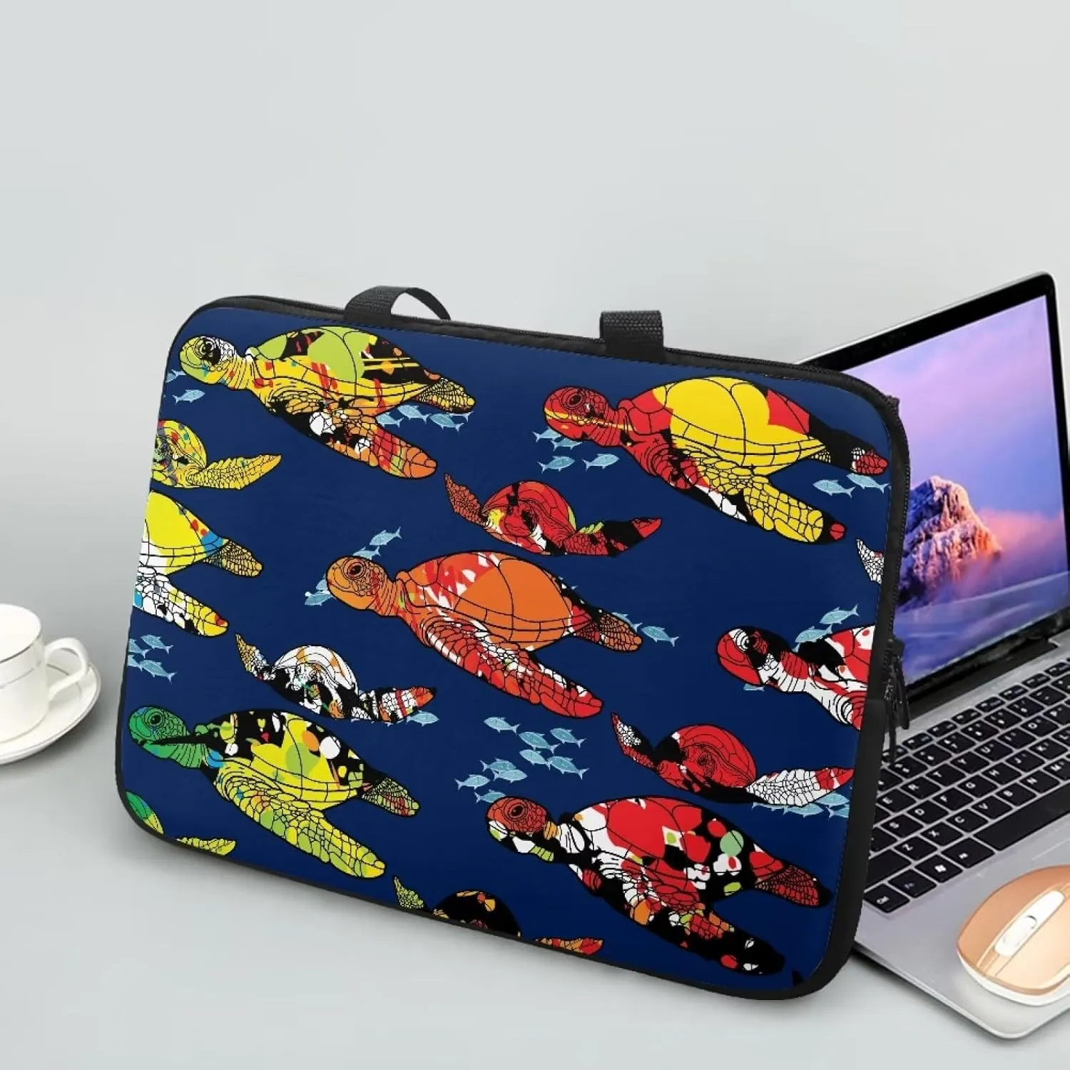 Uasibuni Laptop Case 15.6In Computer Bag,13inch Messenger Bag Briefcase Tote Gift for Mom Women Boy Men Girl