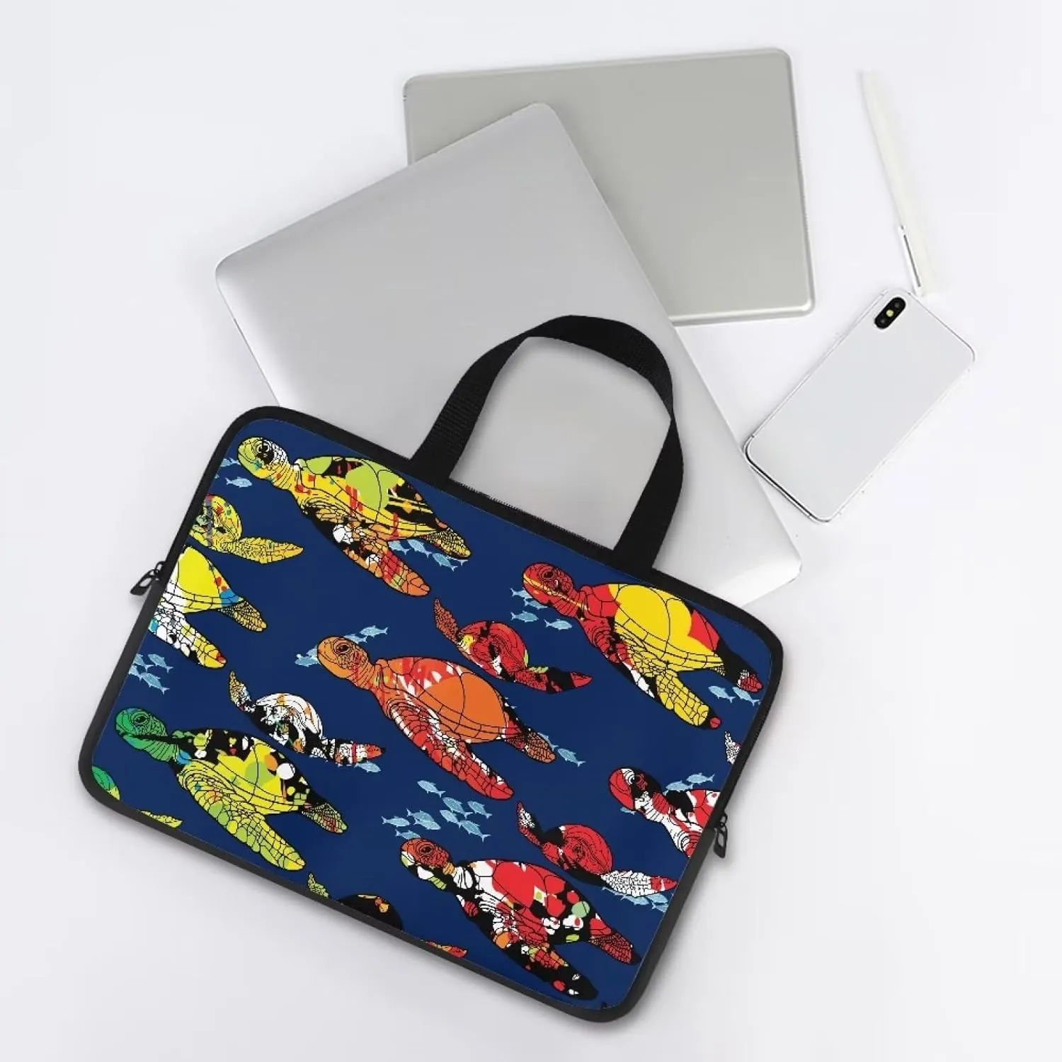 Uasibuni Laptop Case 15.6In Computer Bag,13inch Messenger Bag Briefcase Tote Gift for Mom Women Boy Men Girl