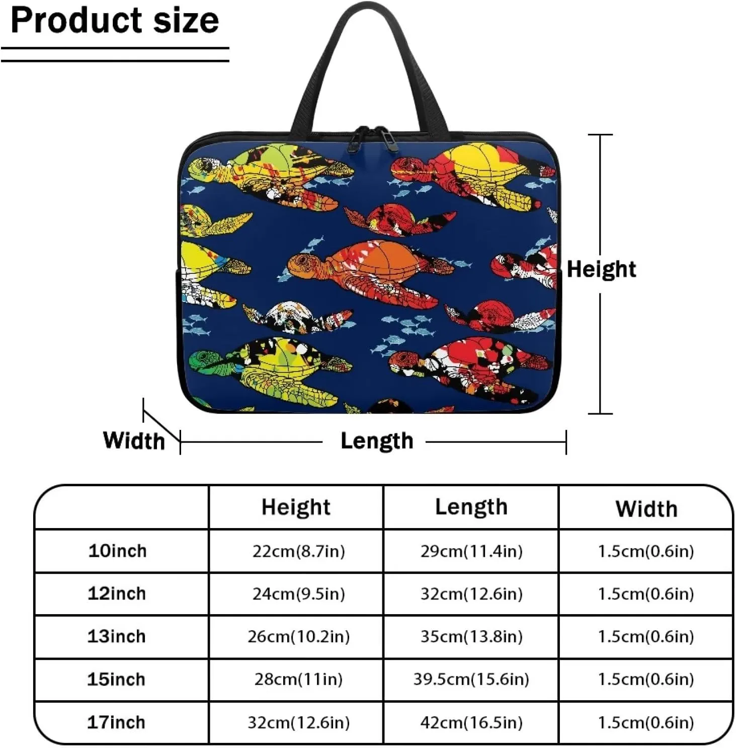 Uasibuni Laptop Case 15.6In Computer Bag,13inch Messenger Bag Briefcase Tote Gift for Mom Women Boy Men Girl