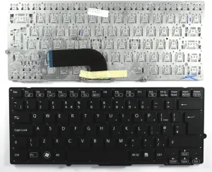 UK Layout Black Replacement Laptop Keyboard Compatible with Sony Vaio VPCSB4S9E/S