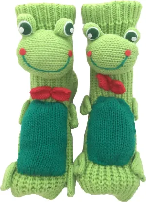 Ulalaza Non-slip Household Floor Socks Knit Sweater Casual Socks Slippers Socks for Women