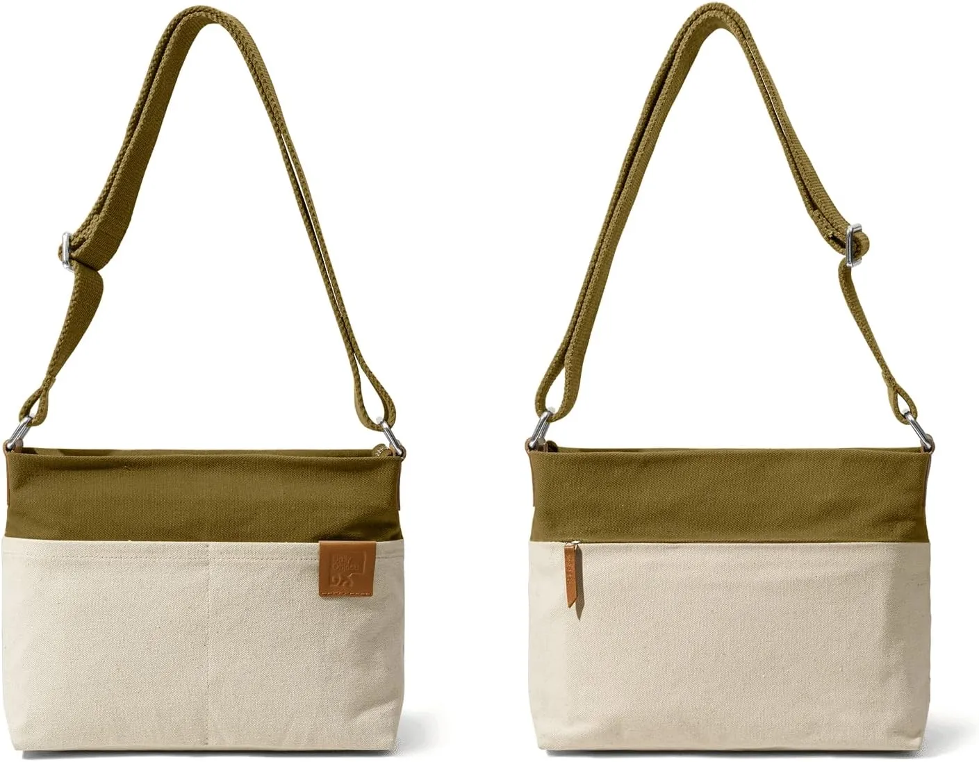 Unisex All Sunday Crossbody Messenger Bag | Trendy Cotton Handbag Purse | Shoulder Bag Organiser