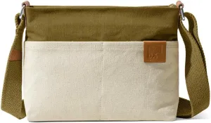 Unisex All Sunday Crossbody Messenger Bag | Trendy Cotton Handbag Purse | Shoulder Bag Organiser