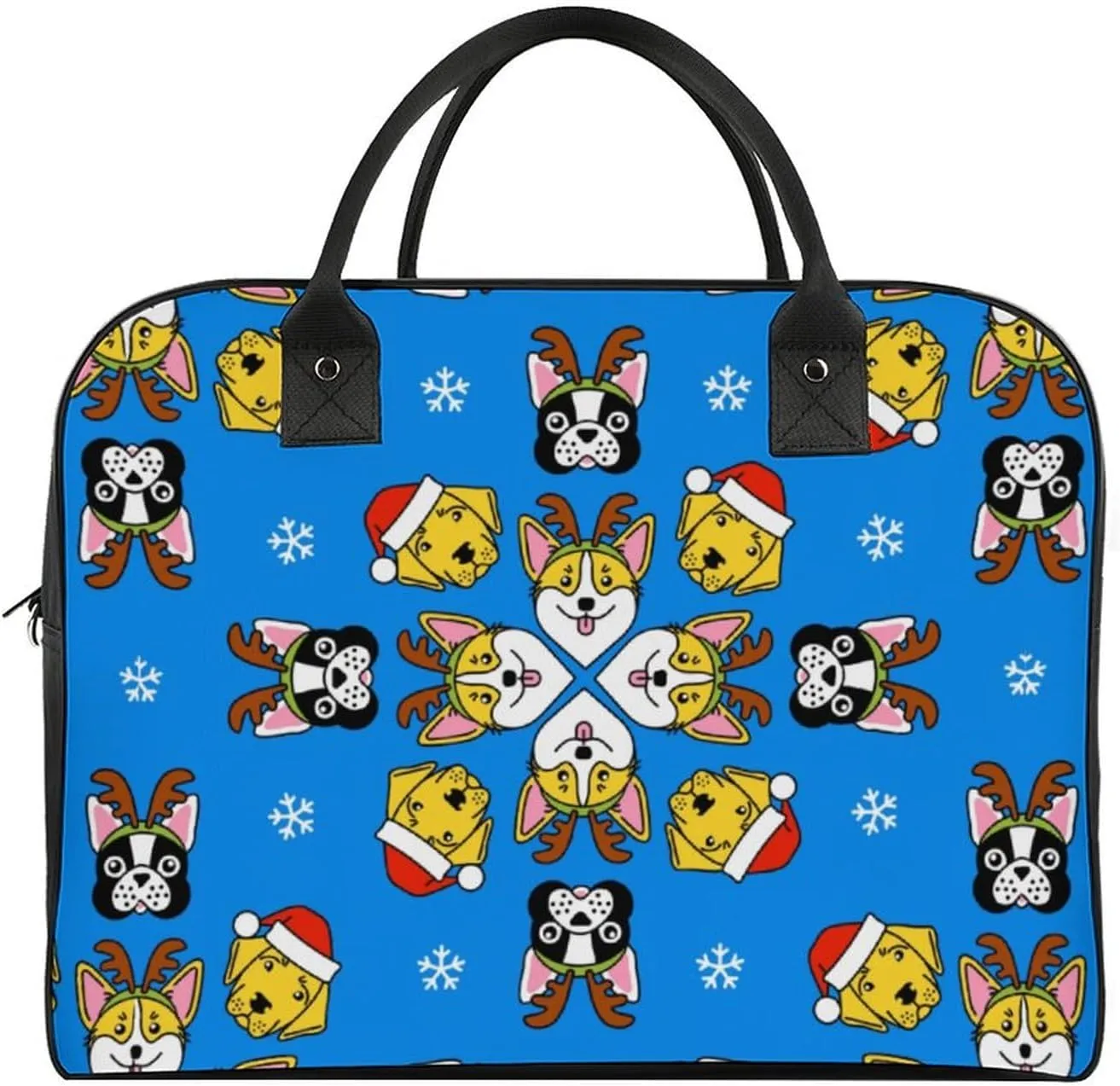 Unisex Casual Nylon Cute Panda Elegant Handbag for Traveling 13" X 19" X 8"