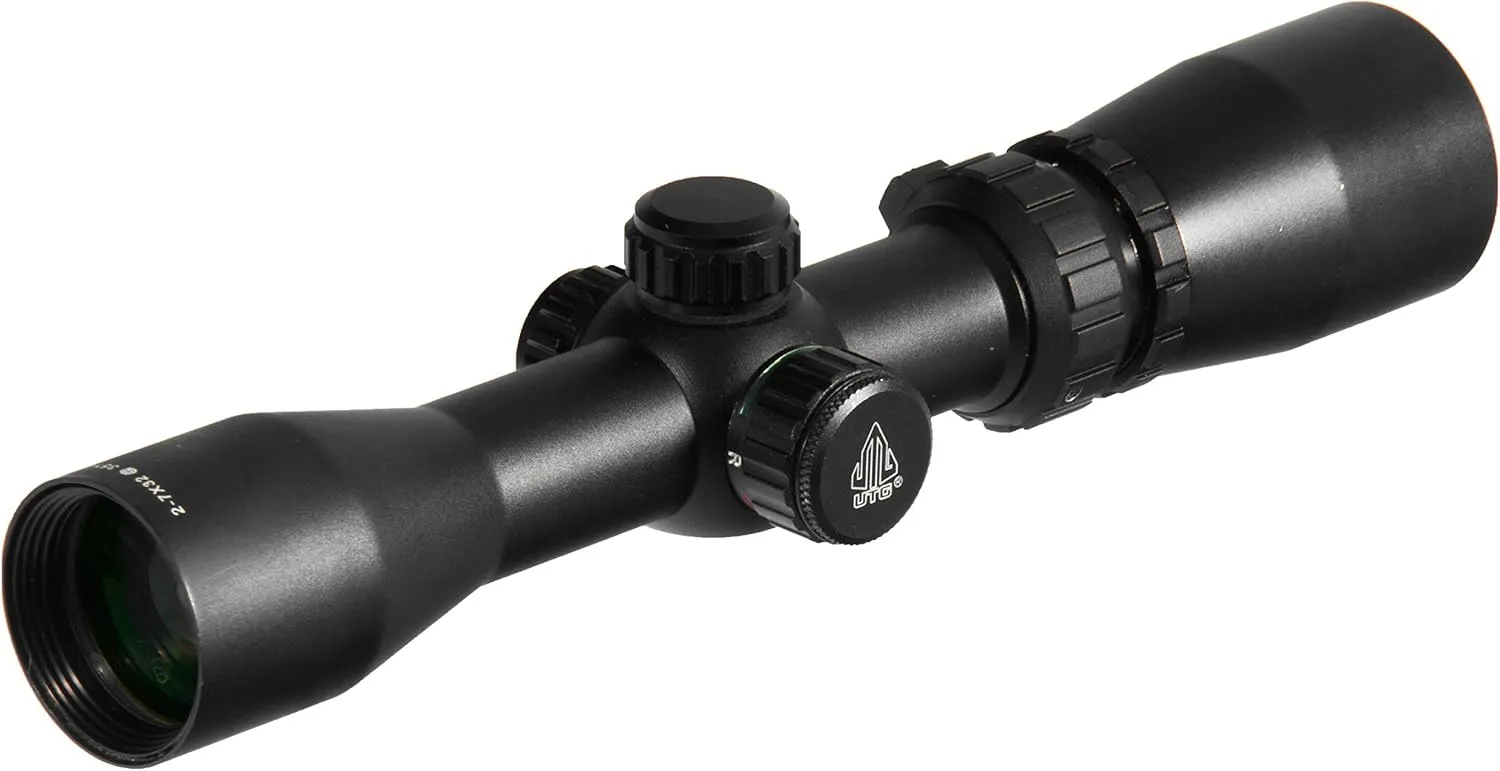 UTG 2-7X32 1" Handgun Scope, Long Eye Relief, PDC Reticle