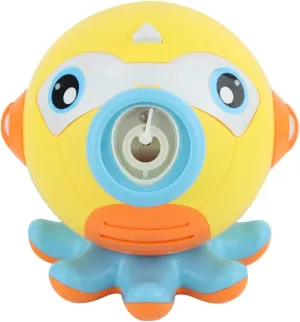 Vaguelly 1set Musical Cartoon Bubble Maker Toy Automatic Octopus Bubble Blower with Light and Music for Boys and Girls for Memorable Playtime Activities