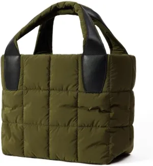 VAKAER Tote Bag with Zipper, Puffer Bag Women Padded Purse with Adjustable Strap Shoulder Crossbody Bag for Travel Work Gym