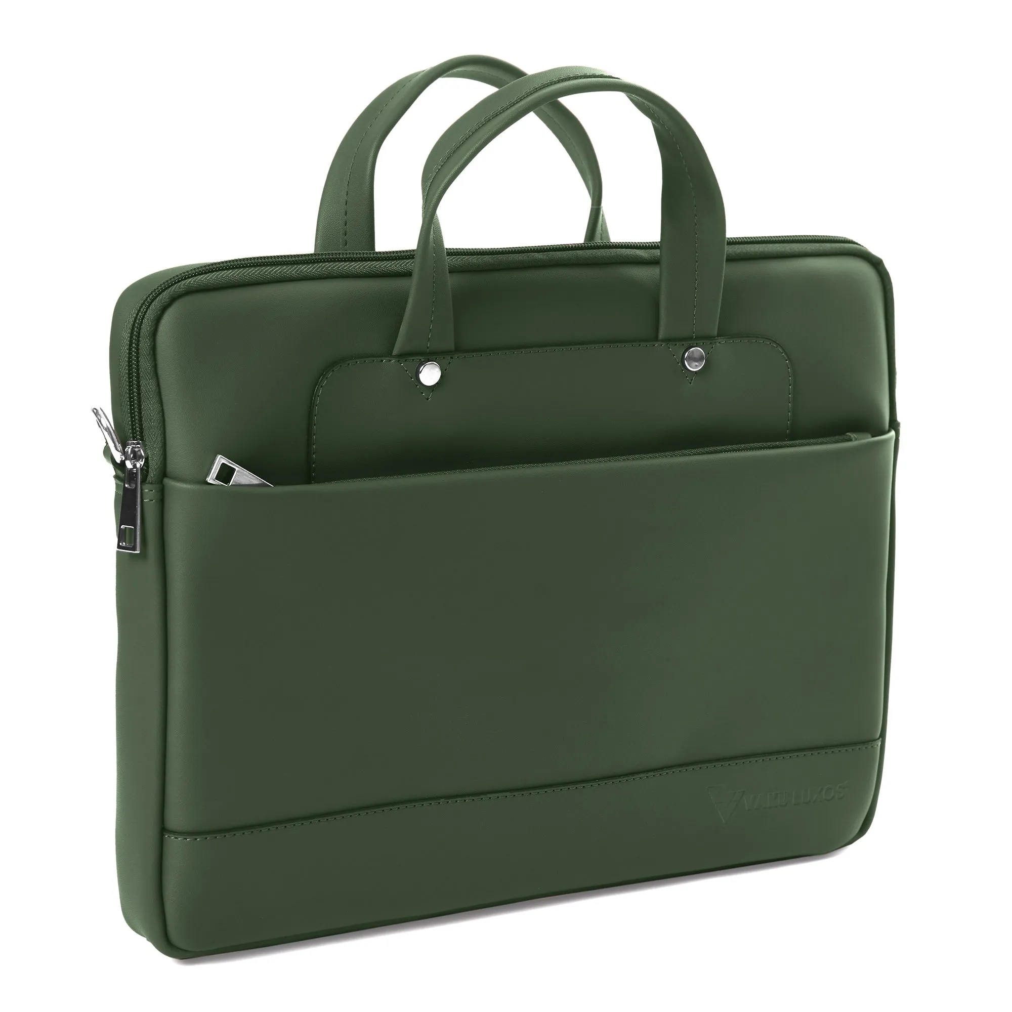 Vaku Luxos® Fabino 14 inch Laptop Bag Premium Laptop Sleeve Messenger Bag For Men and Women