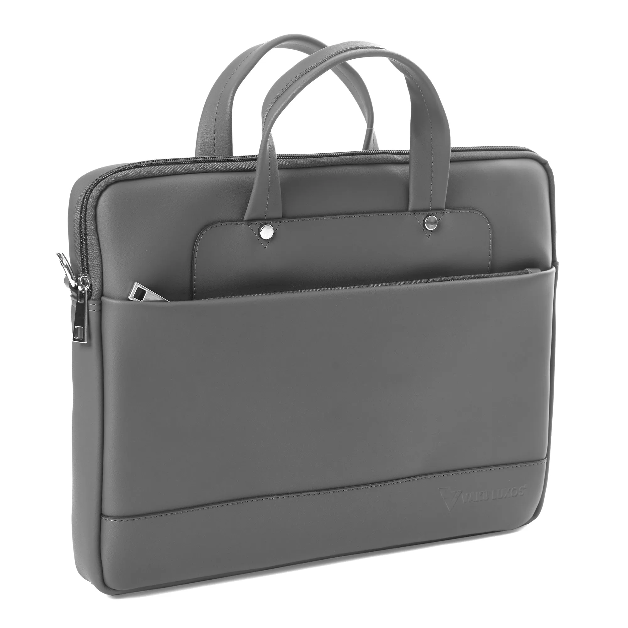 Vaku Luxos® Fabino 14 inch Laptop Bag Premium Laptop Sleeve Messenger Bag For Men and Women