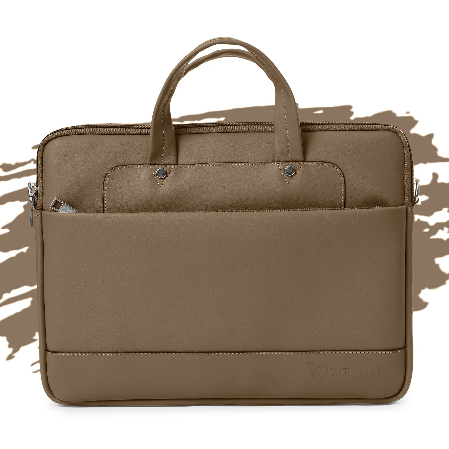 Vaku Luxos® Fabino 14 inch Laptop Bag Premium Laptop Sleeve Messenger Bag For Men and Women