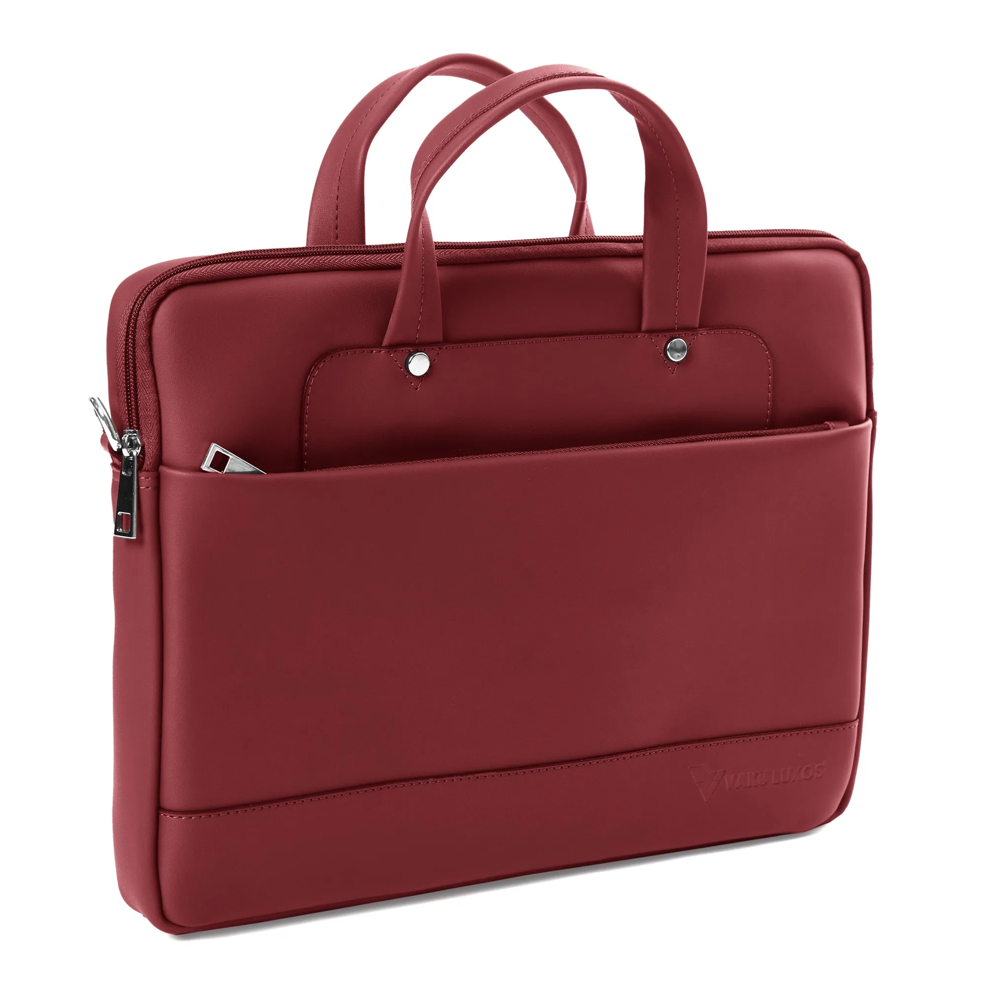 Vaku Luxos® Fabino 14 inch Laptop Bag Premium Laptop Sleeve Messenger Bag For Men and Women