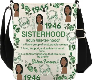 VAMSII Greek Sorority Gift Sorority Crossbody Bag Incorporated Friendship Gifts Sorority Gifts for Women
