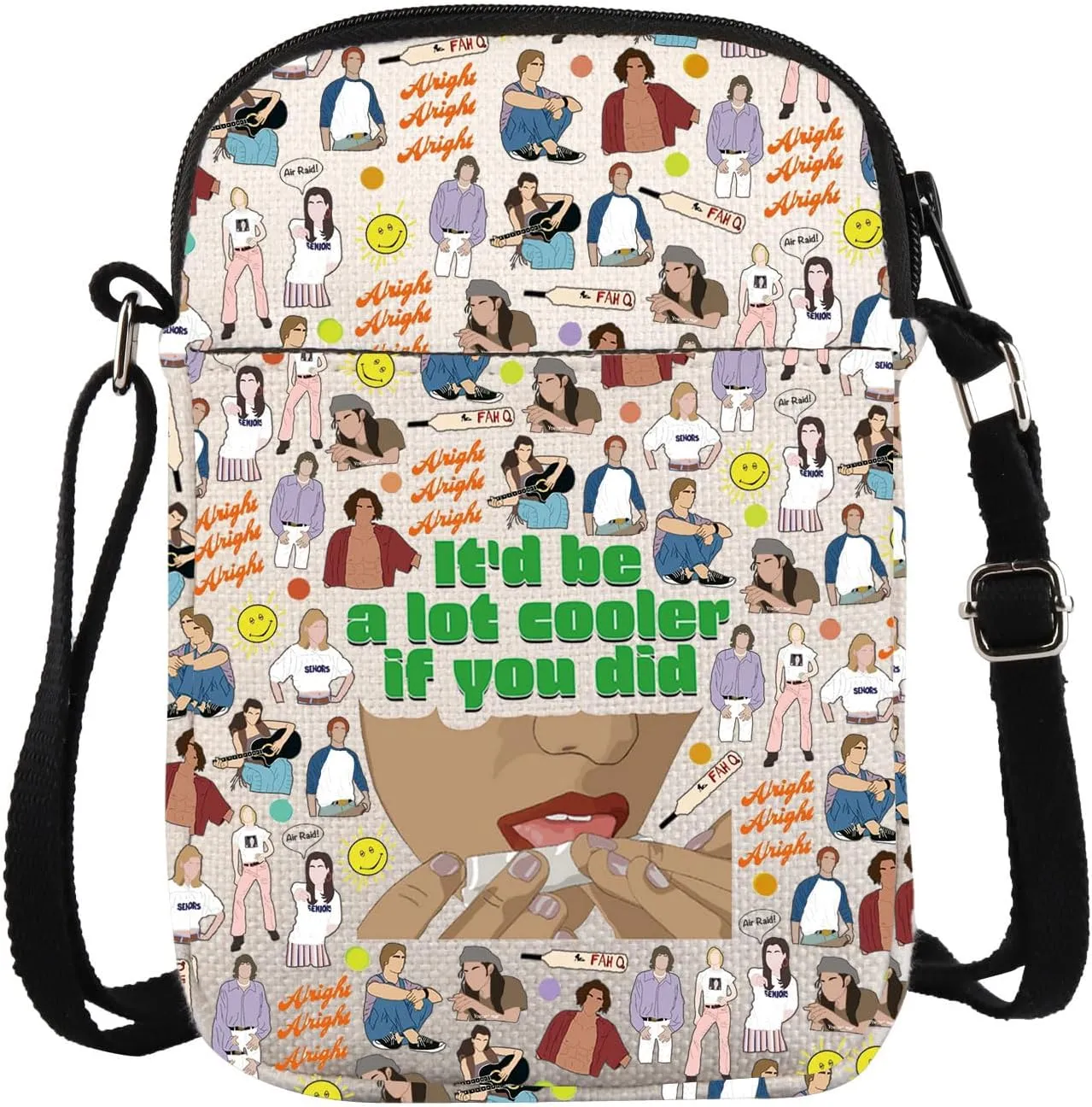 VAMSII Movie Inspired Crossbody Bag It'd Be A Lot Cooler If You Did Gift Movie Fans Gift