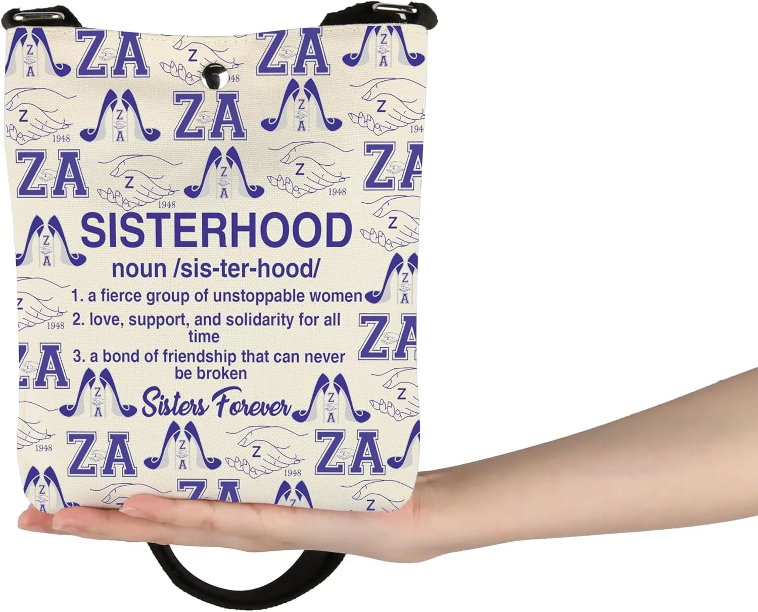 VAMSII ZAmicae Gift Amicae 1948 Sisterhood Crossbody Bag ZAmicae Finer Woman Gift Amicae Members Gift