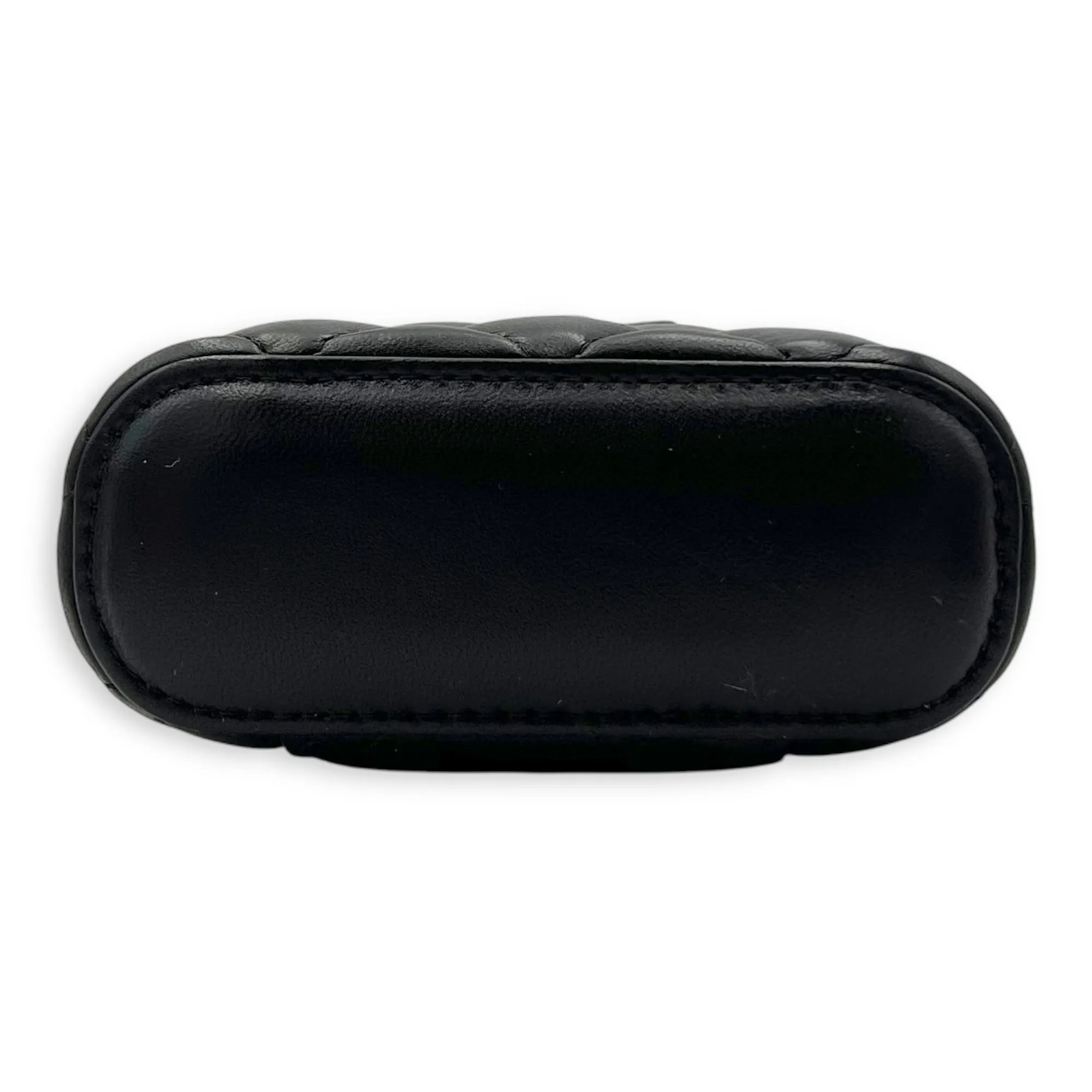 Vanity Crossbody Bag Mini Black in Lambskin , Gold Hardware