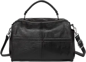 VASCHY Crossbody Bags for Women, Vegan Leather Top Handle Satchel Handbag Fashion Shoulder Bag Purse