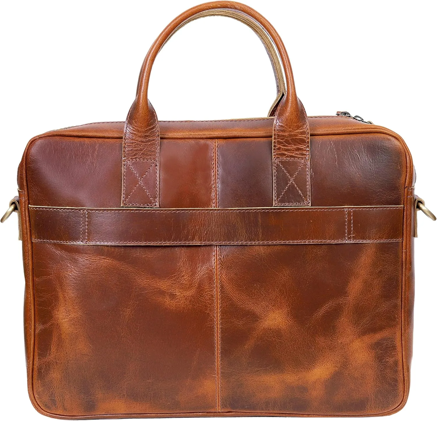 VC VINTAGE COUTURE Leather briefcase bag for men Leather Laptop Bags For Men and Women Travel Messenger Bag