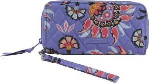 Vera Bradley Icoinic RFID Accordion Wristlet Wallet, Mural Garden