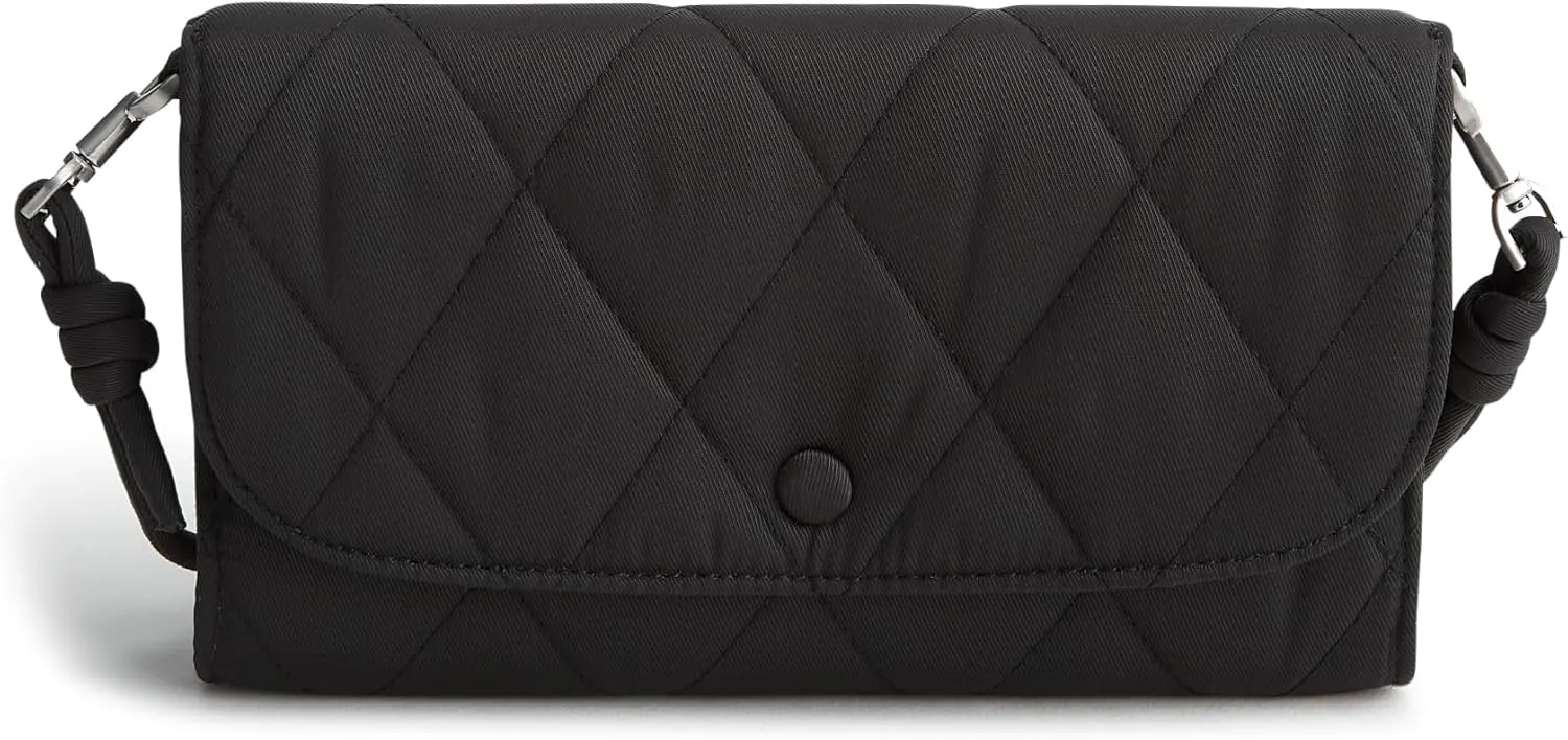 Vera Bradley Performance Twill Wildwood Wallet Crossbody