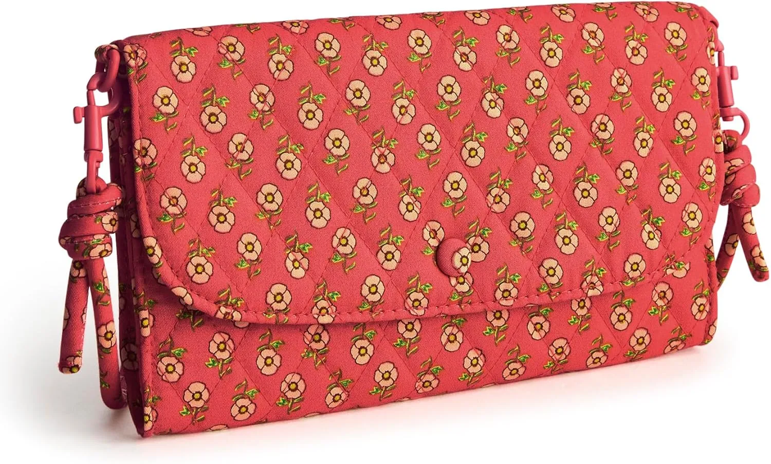 Vera Bradley Premium Cotton Wildwood Wallet Crossbody