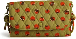 Vera Bradley Premium Cotton Wildwood Wallet Crossbody