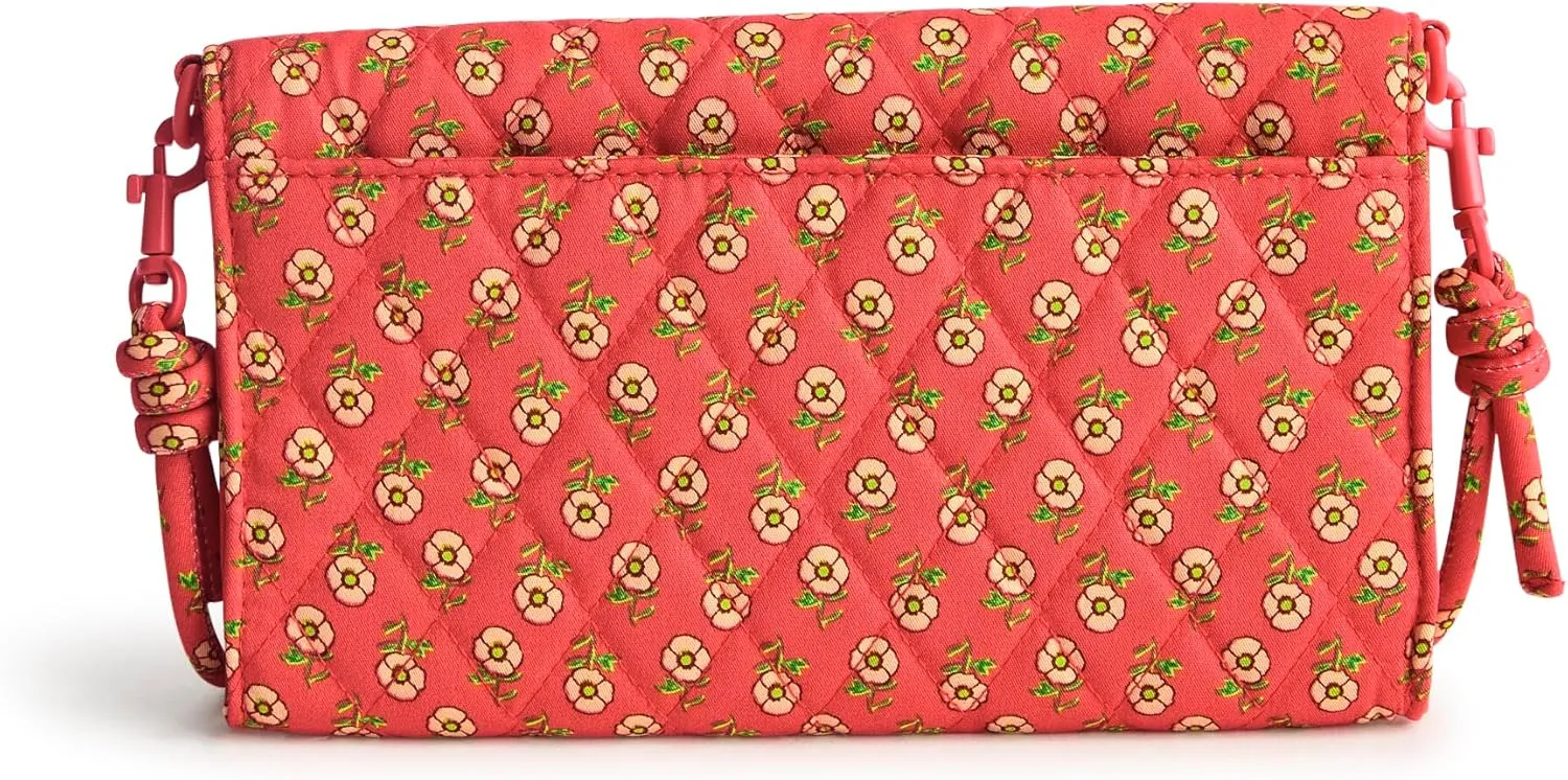 Vera Bradley Premium Cotton Wildwood Wallet Crossbody