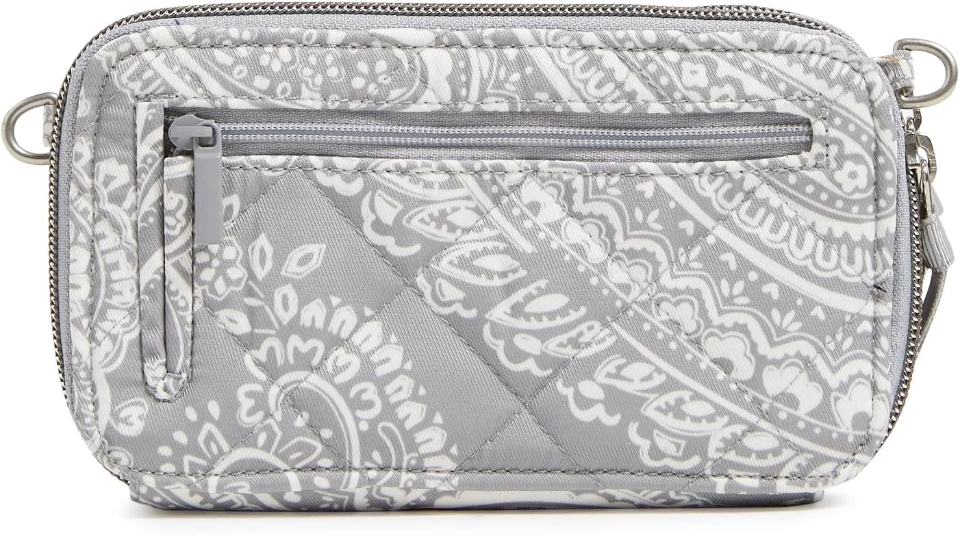 Vera Bradley Women's Performance Twill All in One Crossbody Purse with RFID Protection